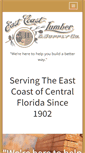 Mobile Screenshot of eastcoastlumber.com